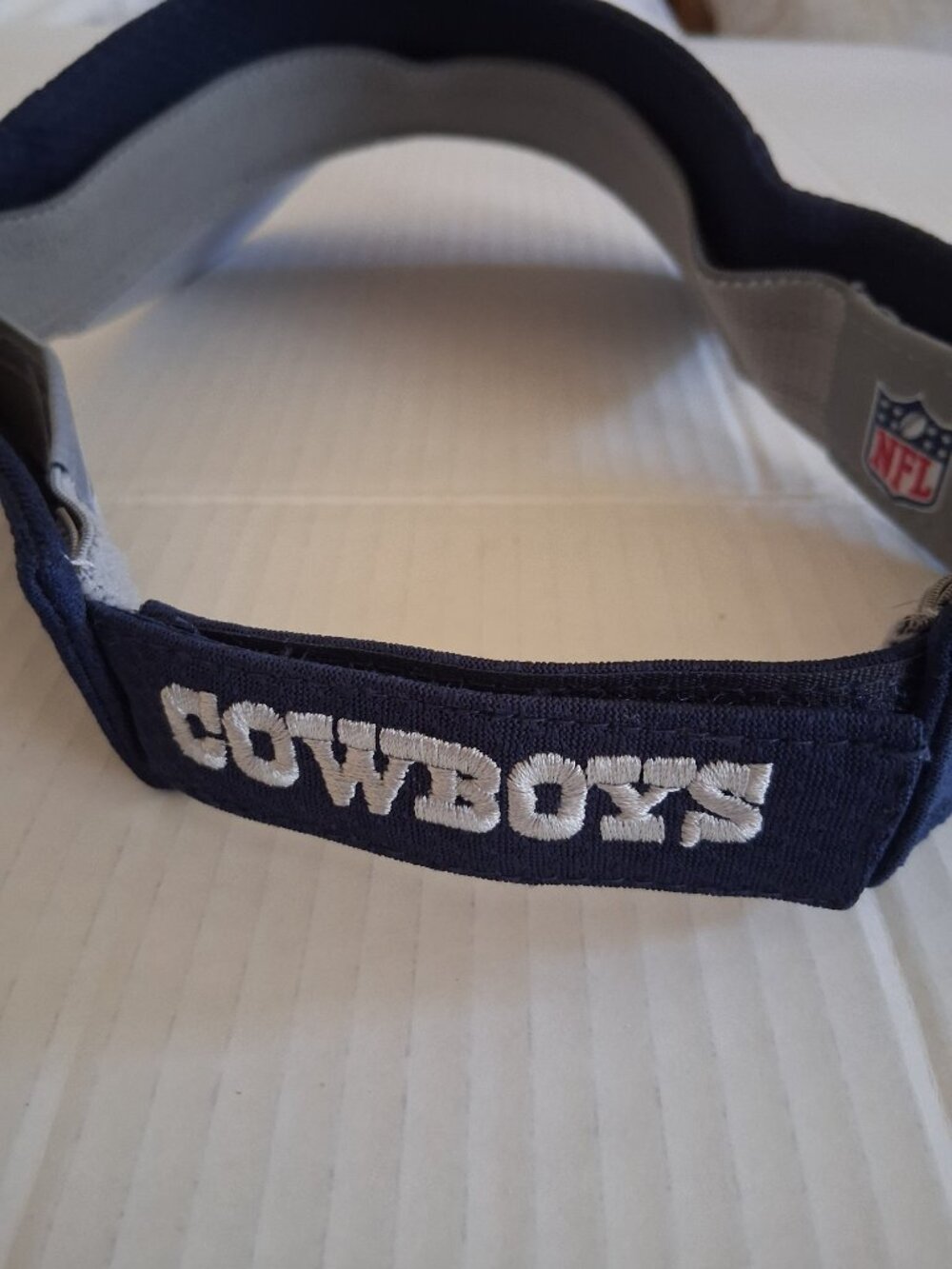 Dallas Cowboys New Era NFL Visor Navy Blue Adjustable - Picture 8 of 8